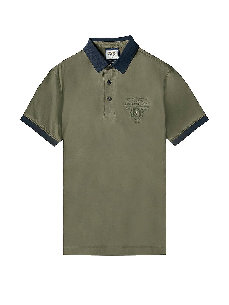 AERONAUTICA MILITARE Poloshirt  olive | L von aeronautica militare