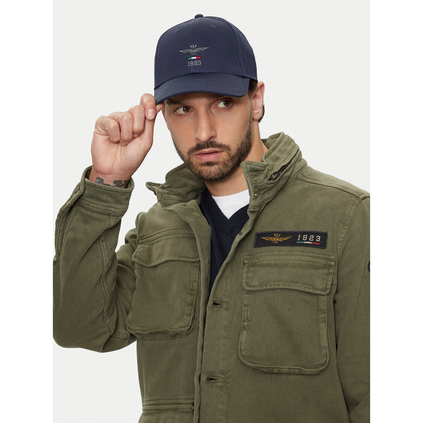 Cap Aeronautica Militare Cappellino 242HA1179CT2848 Dunkelblau von aeronautica militare