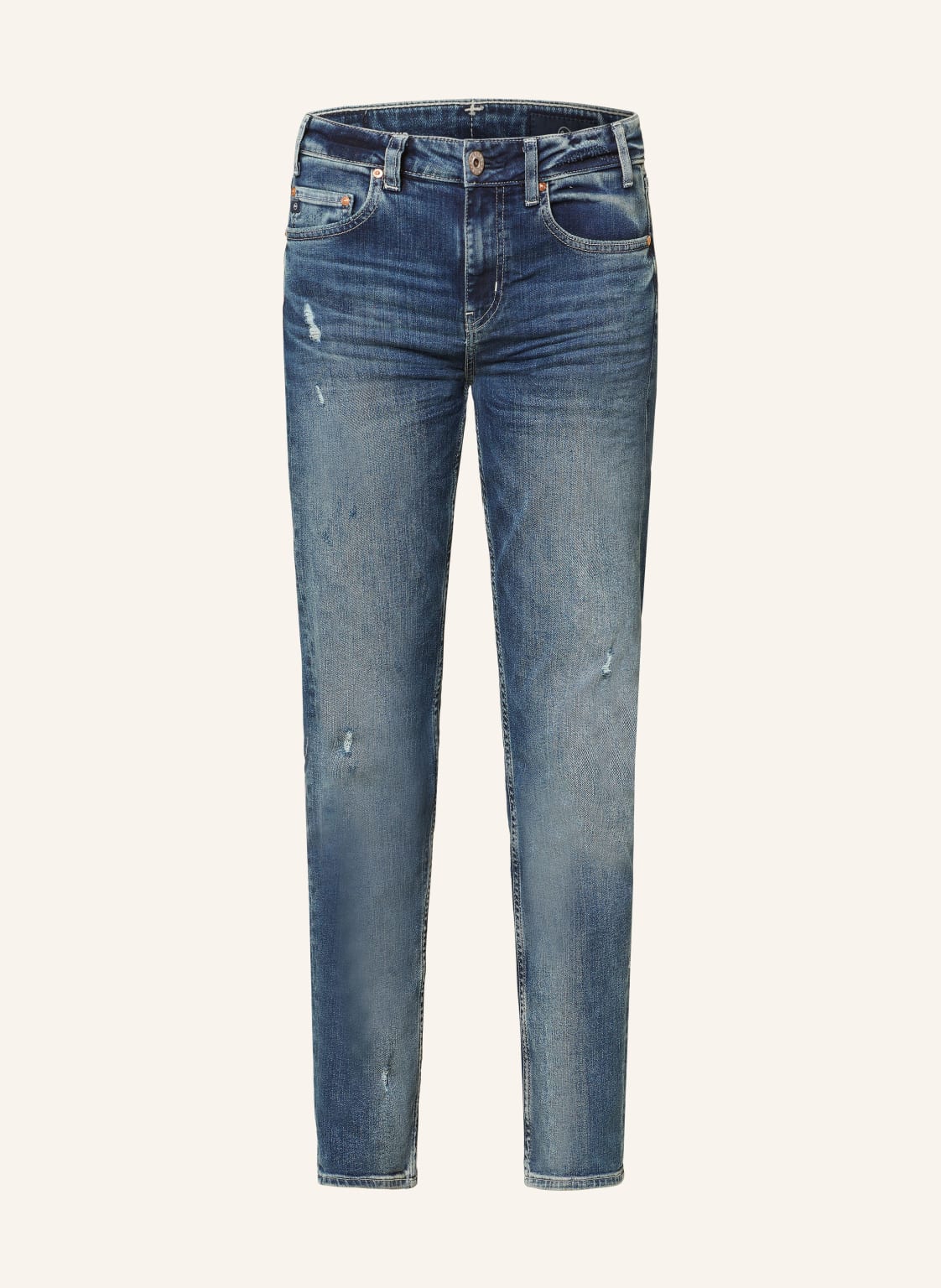 Ag Jeans Destroyed Jeans Girlfriend blau Ag Jeans Destroyed Jeans Girlfriend blau von ag jeans