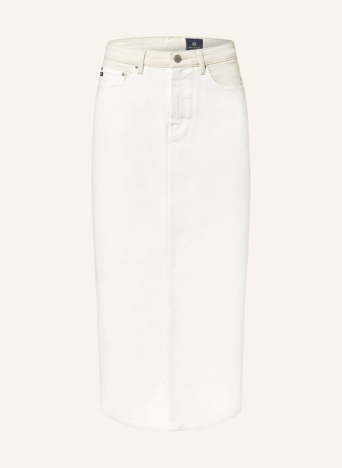 Ag Jeans Jeansrock Skirt Long Two Tone weiss von ag jeans