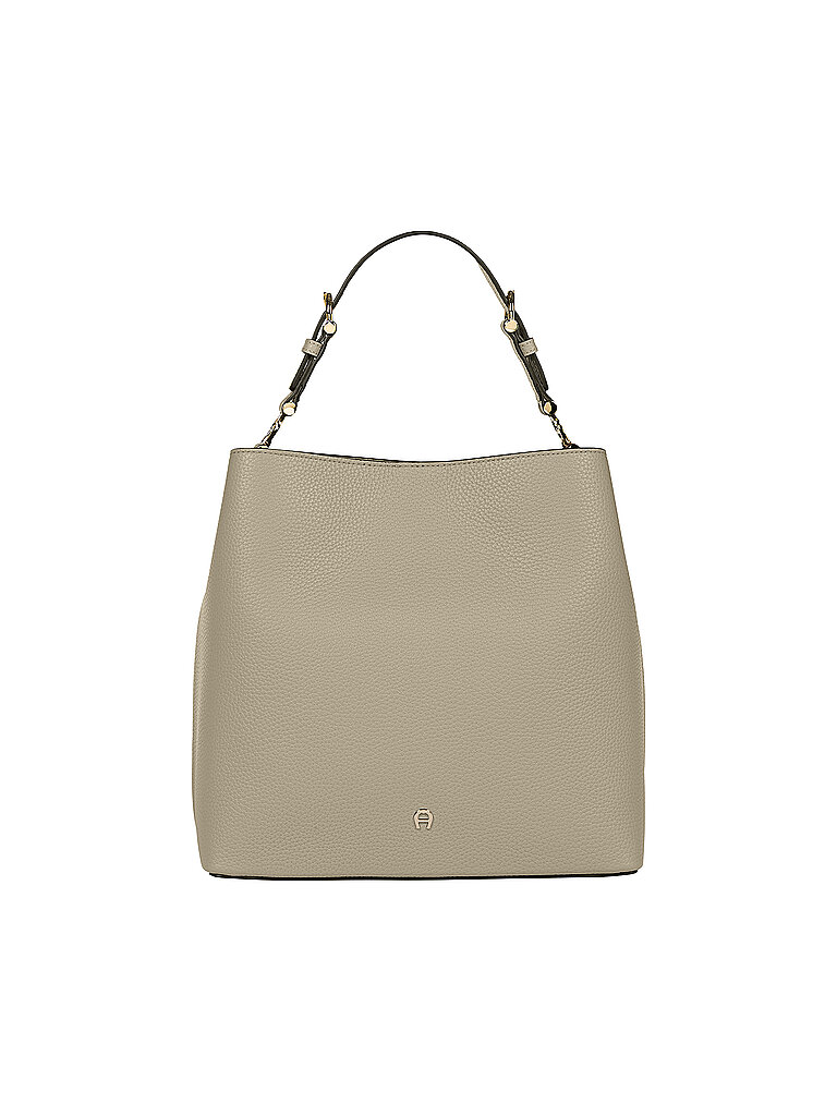 AIGNER Ledertasche - Bucket Bag DELIA Medium beige von aigner