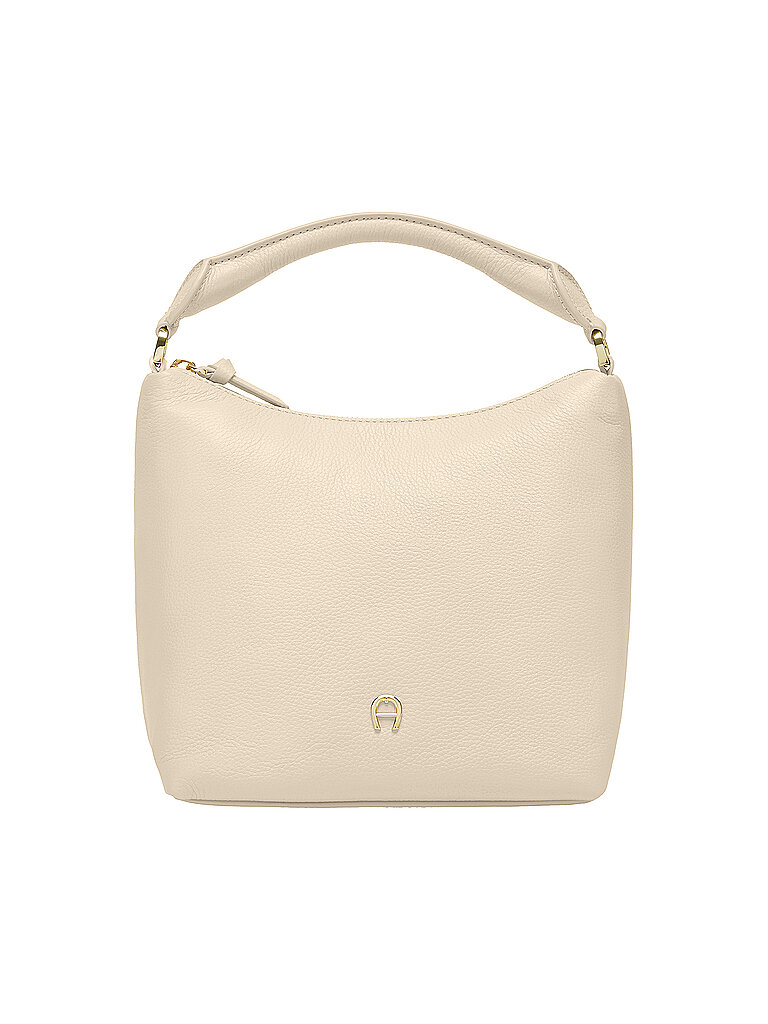 AIGNER Ledertasche - Hobo Bag ZITA Small creme von aigner