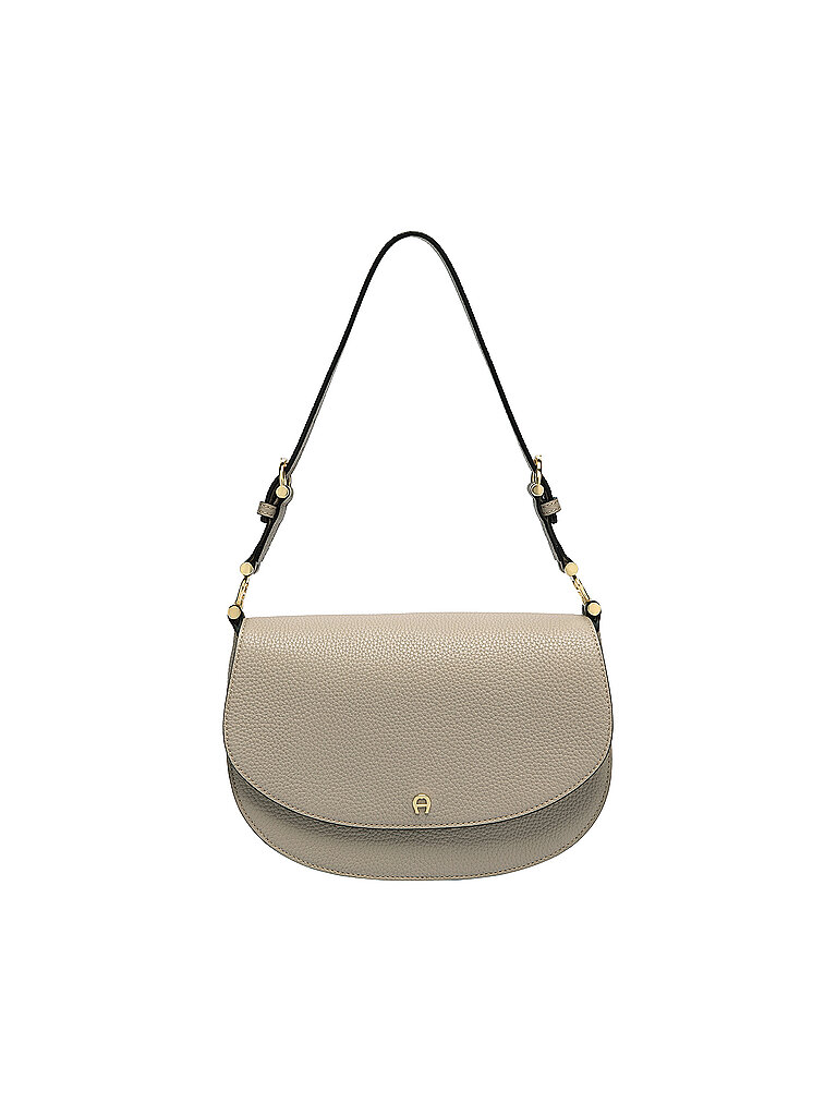 AIGNER Ledertasche - Schultertasche DELIA beige von aigner