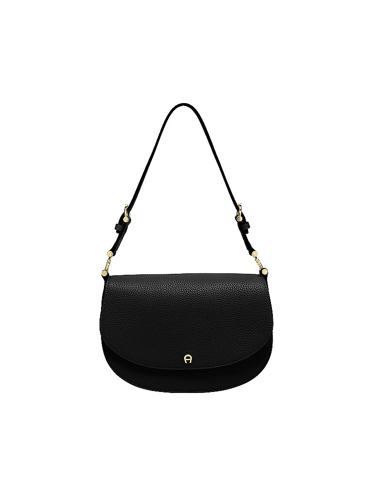 AIGNER Ledertasche - Schultertasche DELIA schwarz von aigner