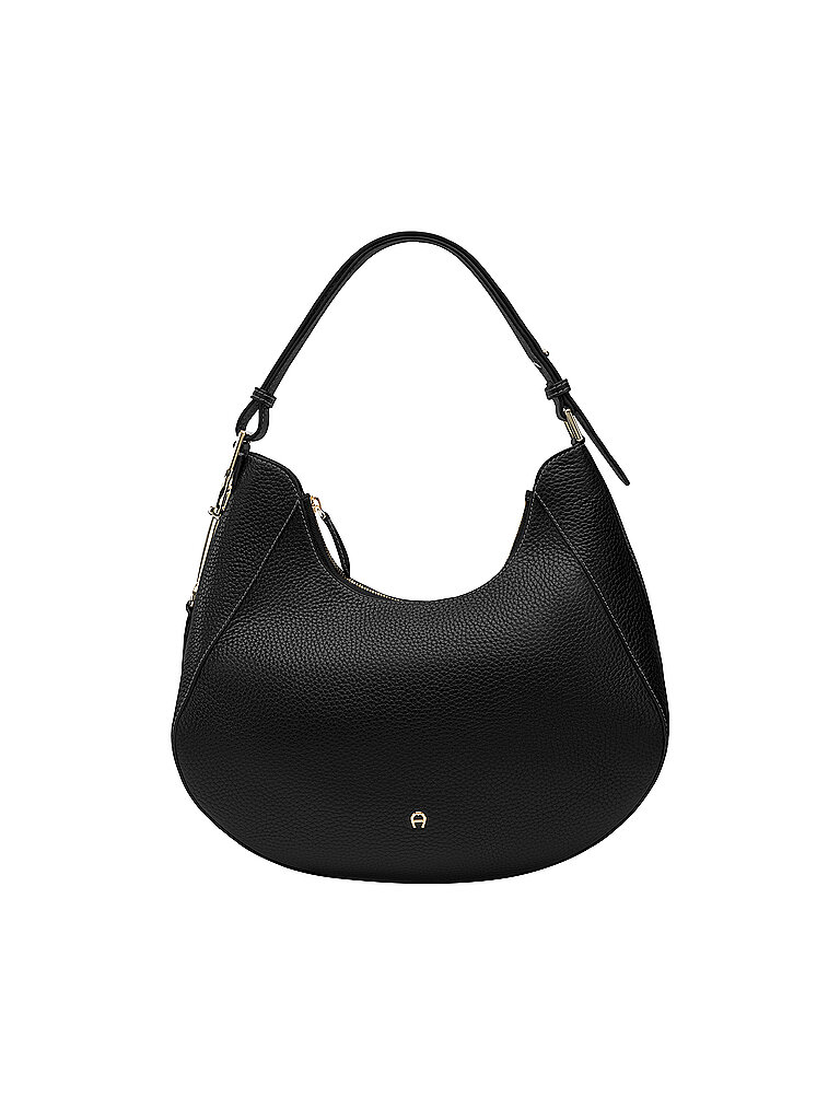 AIGNER Ledertasche - Schultertasche JOAN Large schwarz von aigner