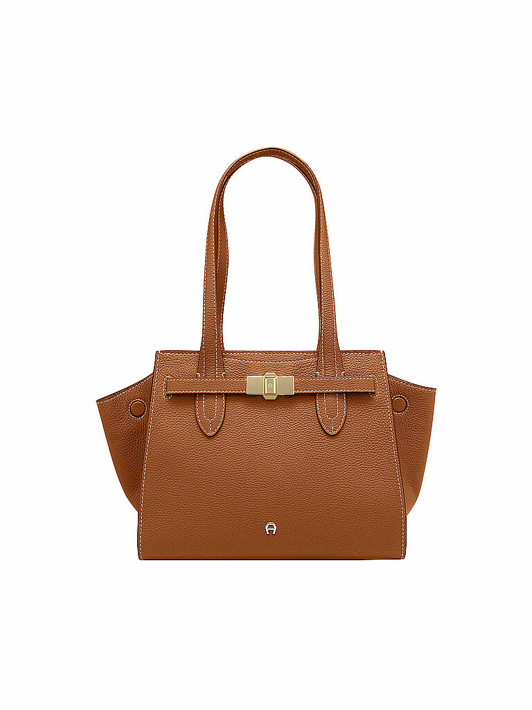 AIGNER Ledertasche - Shopper FARAH Medium  camel von aigner