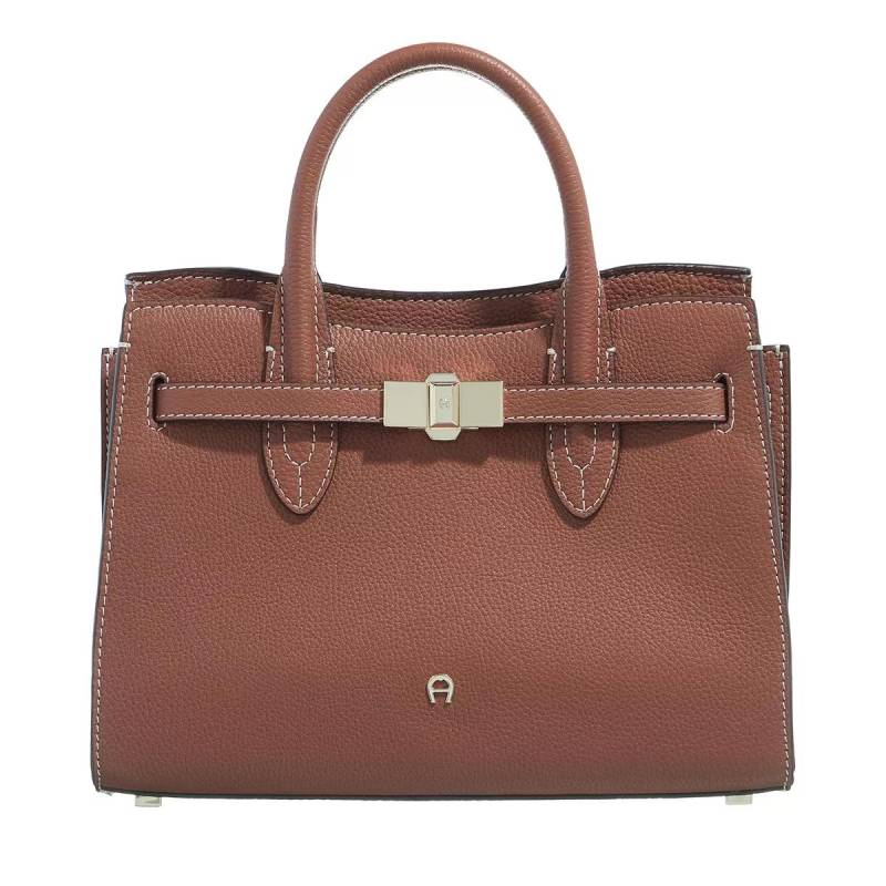 Aigner Handtasche - Farah - Gr. unisize - in Cognacbraun - für Damen von aigner