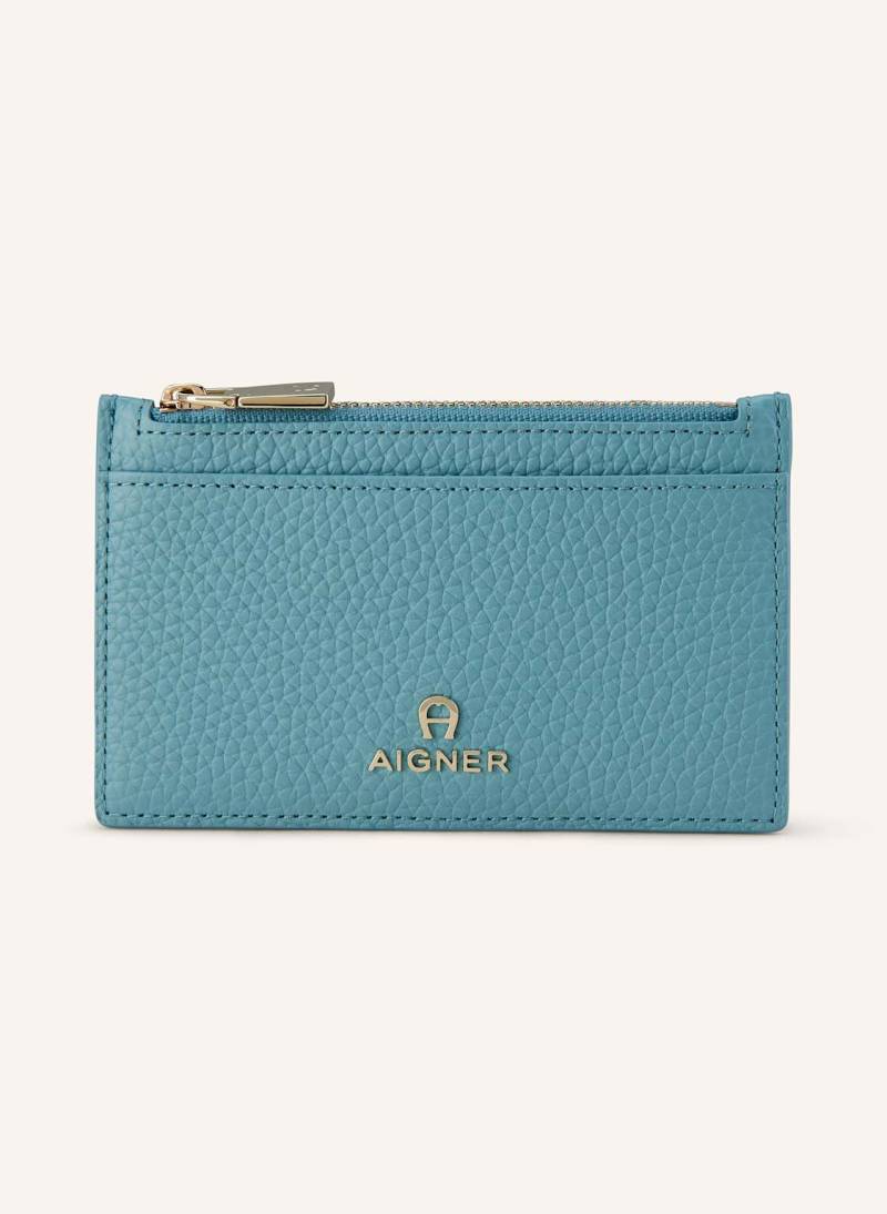 Aigner Kartenetui Ivy Mit Münzfach blau von aigner