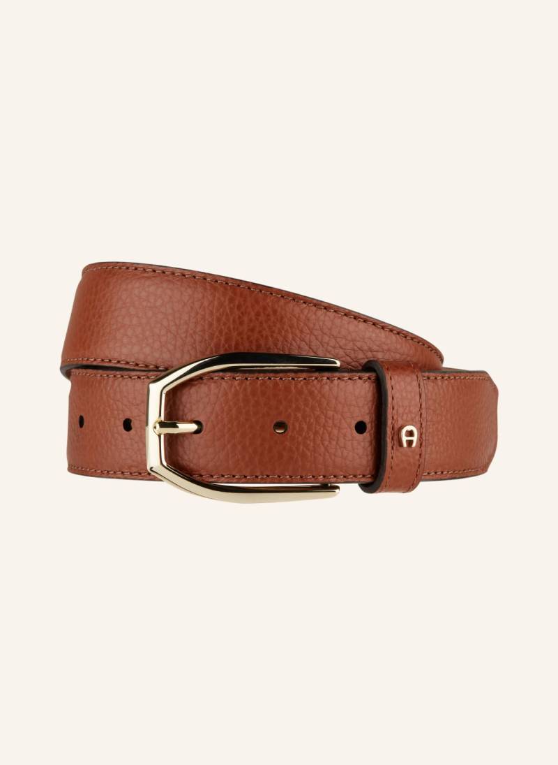 Aigner Ledergürtel Casual braun von aigner