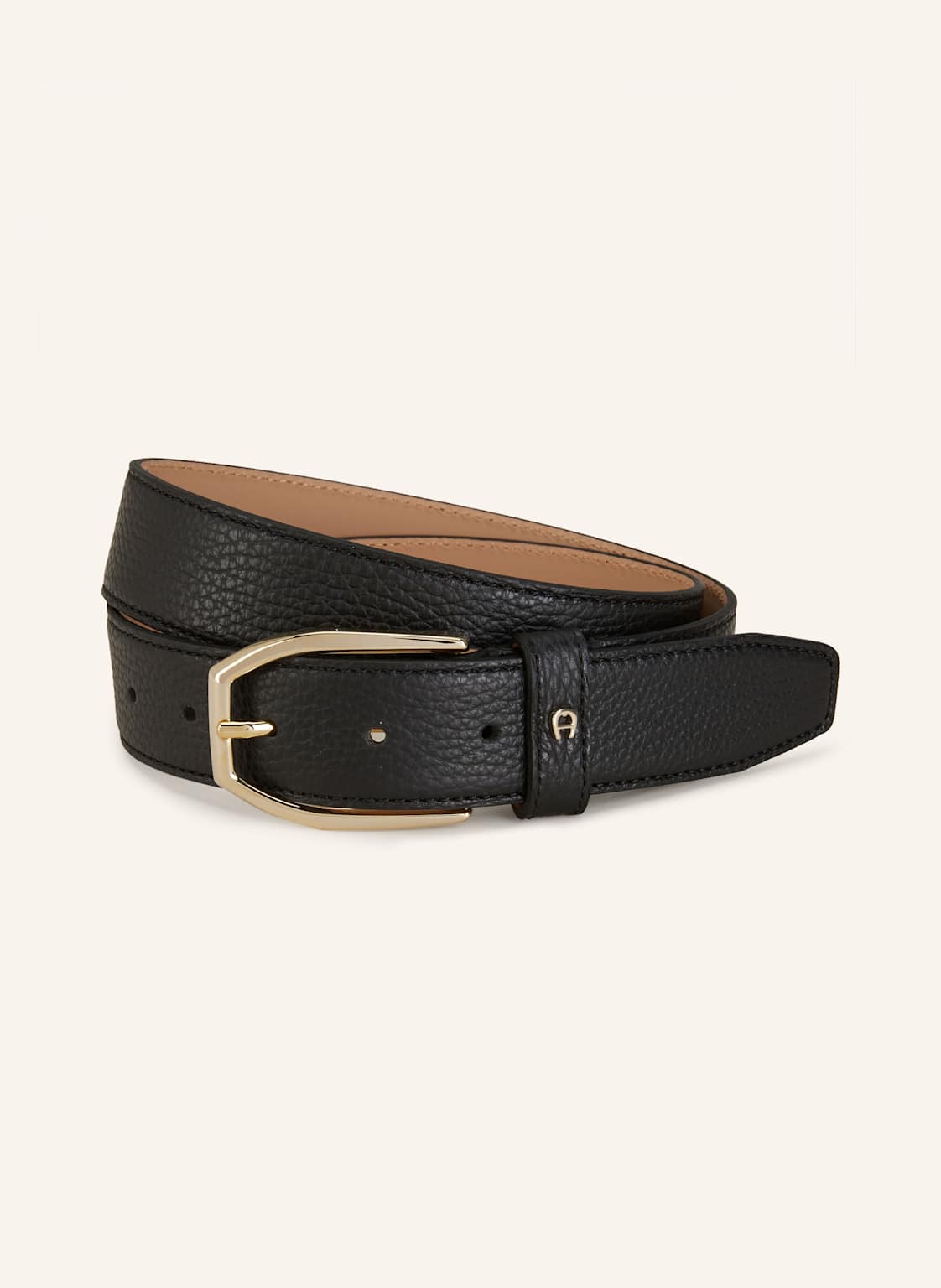 Aigner Ledergürtel Casual schwarz Aigner Ledergürtel Casual schwarz von aigner