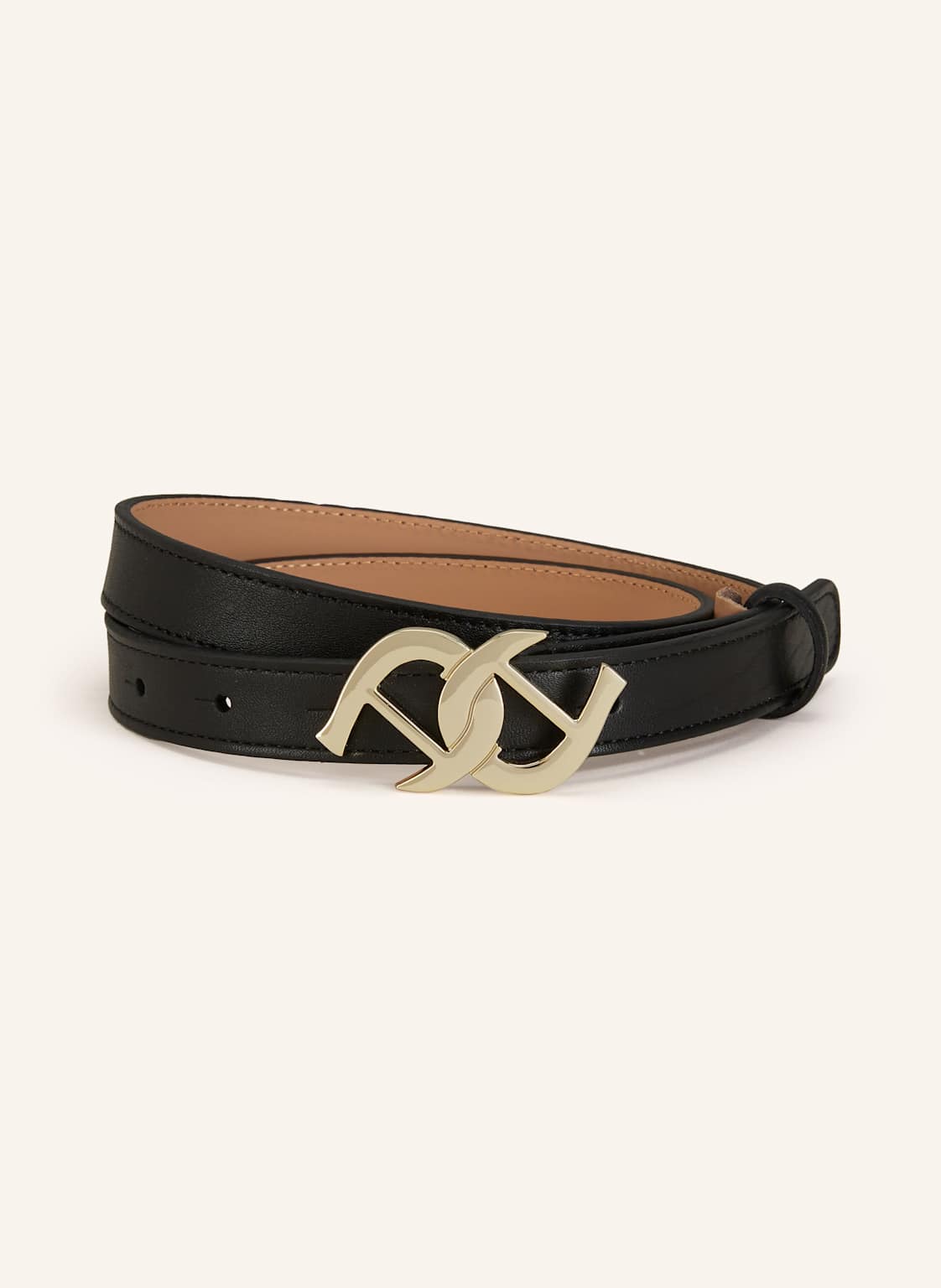 Aigner Ledergürtel Logo schwarz Aigner Ledergürtel Logo schwarz von aigner