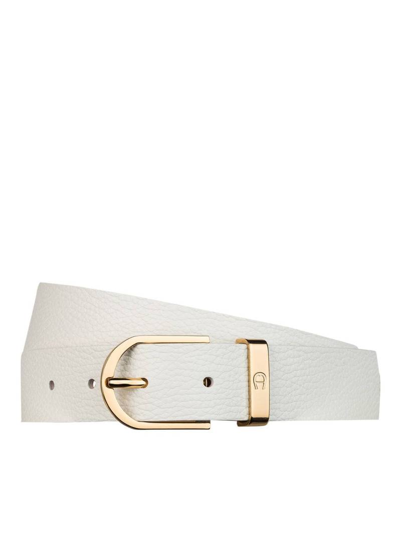 Aigner Ledergürtel Casual weiss von aigner