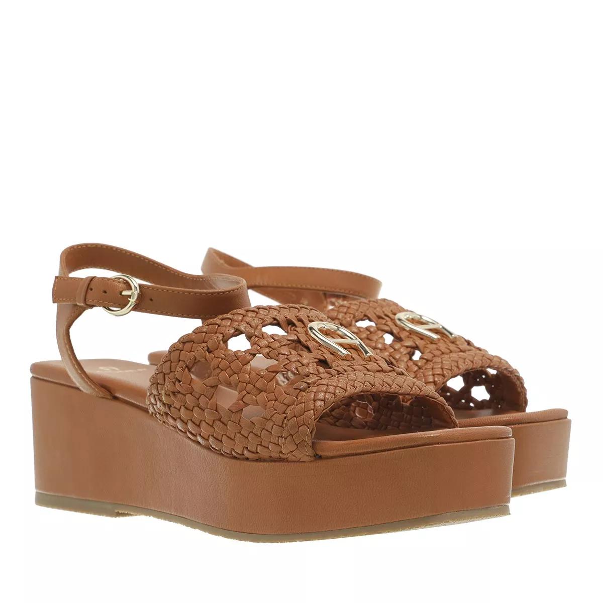 Aigner Sandalen - Graziella 3 Sandals - Gr. 38 (EU) - in Cognacbraun - für Damen von aigner