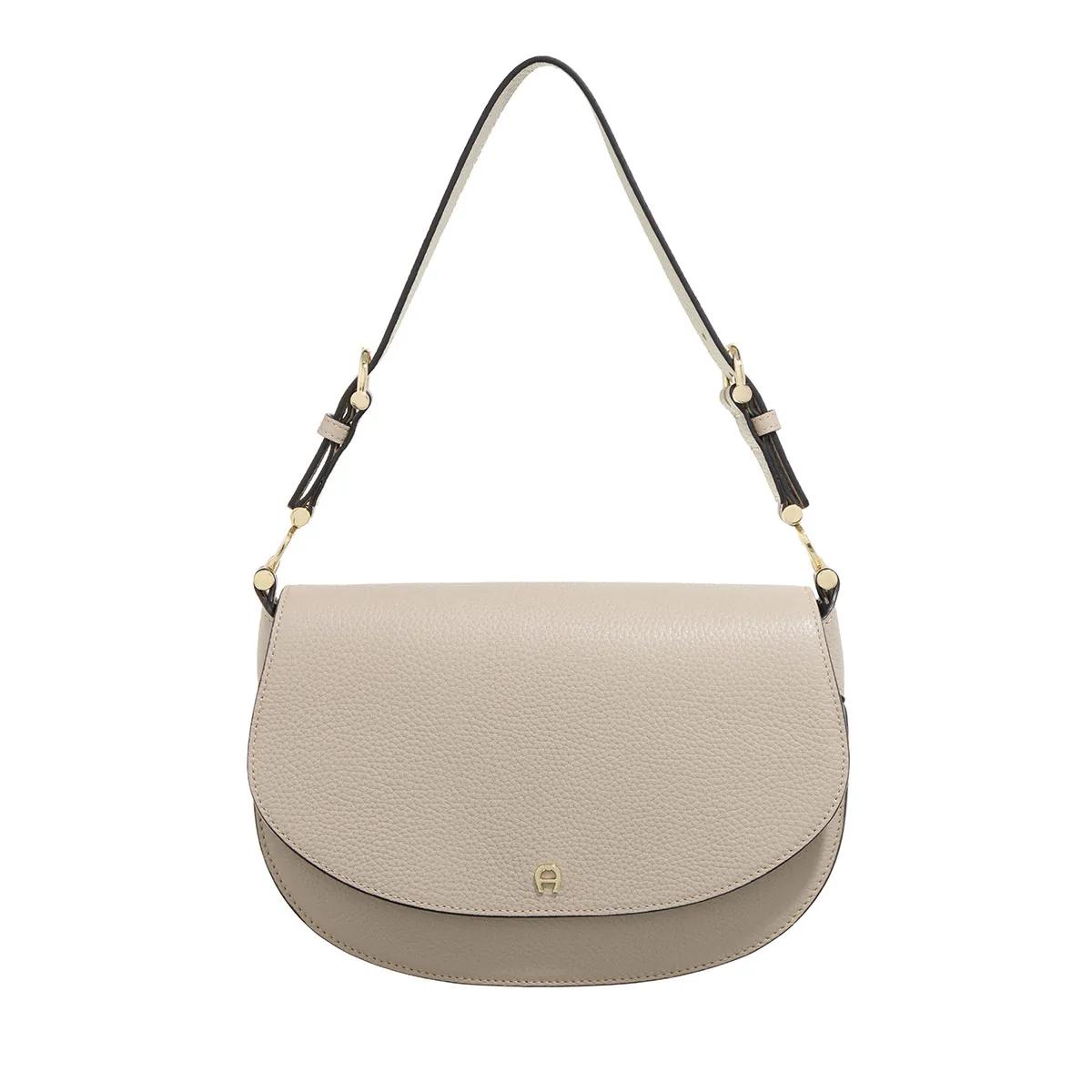 Aigner Schultertasche - Delia - Gr. unisize - in Beige - für Damen von aigner