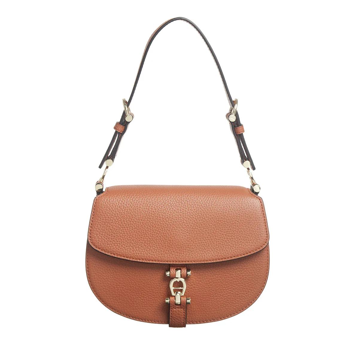 Aigner Schultertasche - Delia - Gr. unisize - in Cognacbraun - für Damen von aigner