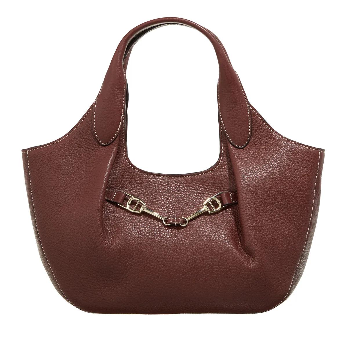 Aigner Schultertasche - Joan - Gr. unisize - in Cognacbraun - für Damen von aigner