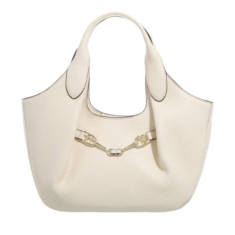 Aigner Schultertasche - Joan M Cowhide - Gr. unisize - in Creme - für Damen von aigner
