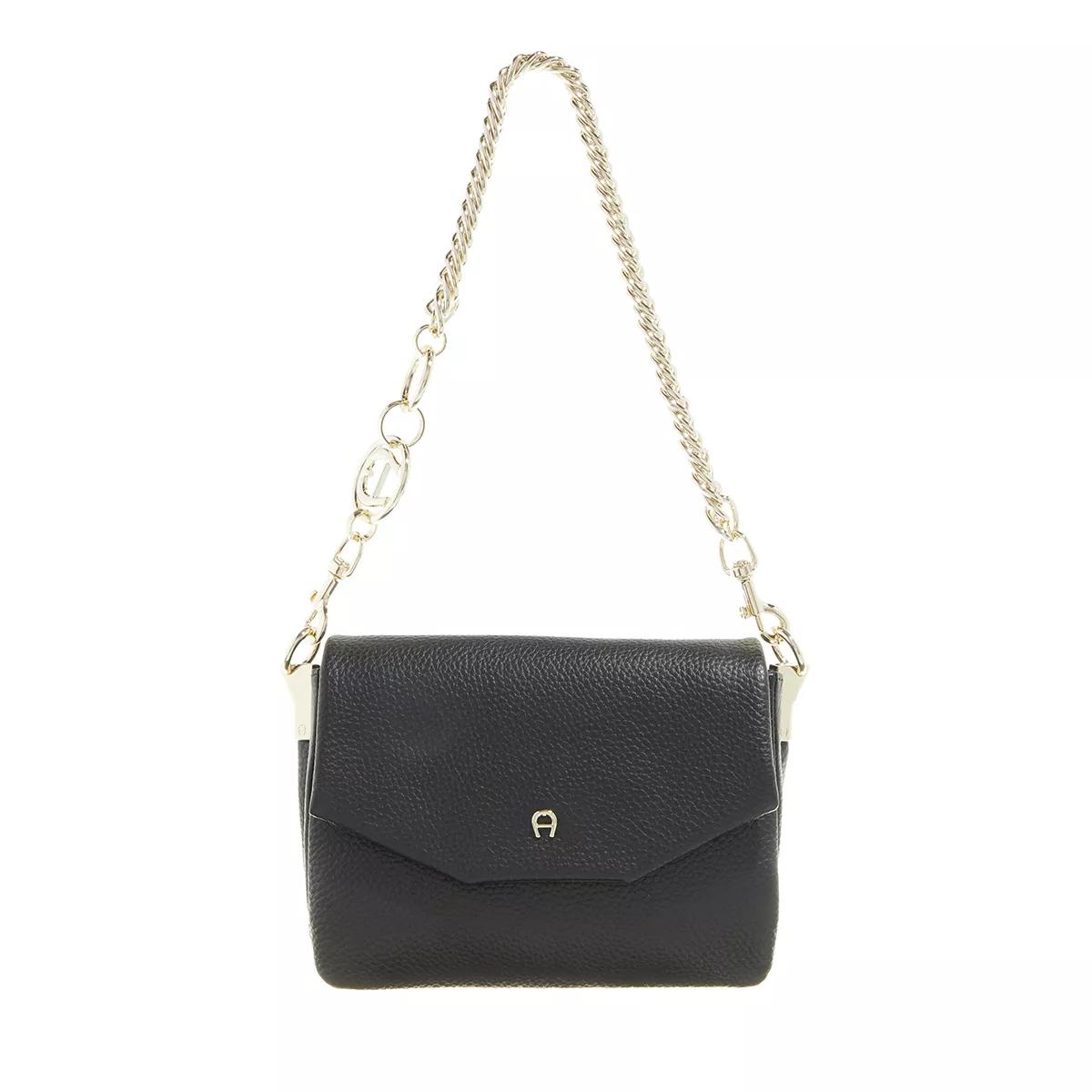 Aigner Schultertasche - Pam - Gr. unisize - in Schwarz - für Damen von aigner