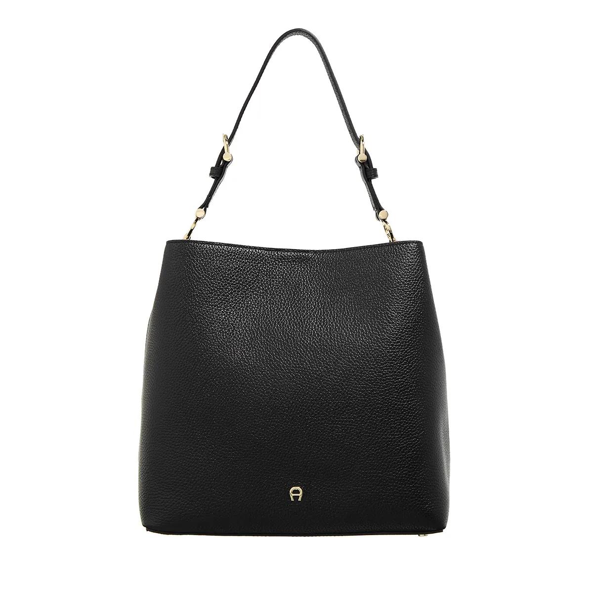 Aigner Schultertasche - Delia - Gr. unisize - in Schwarz - für Damen von aigner