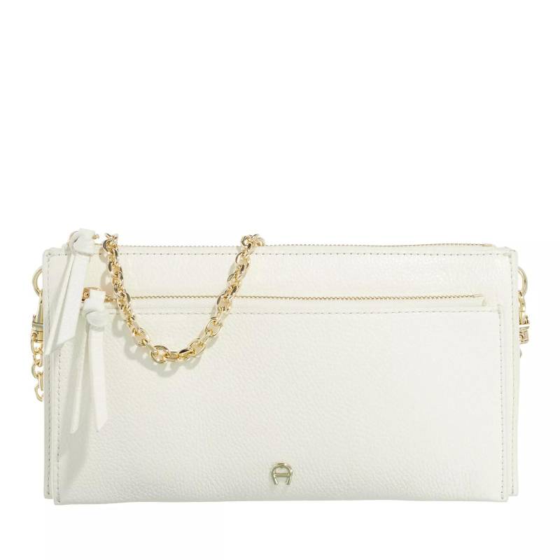 Aigner Schultertasche - Isa - Gr. unisize - in Creme - für Damen von aigner