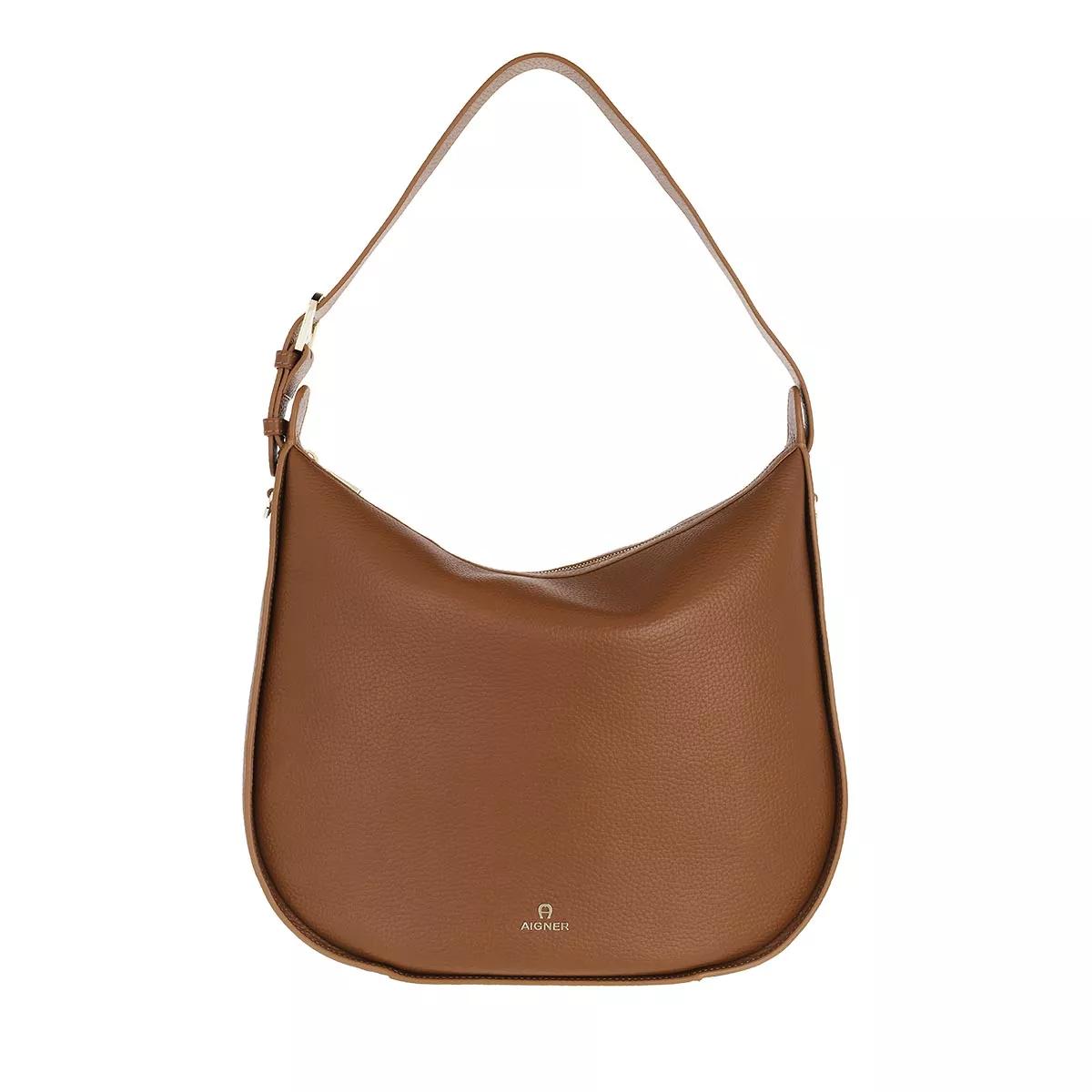 Aigner Umhängetasche - Ivy Hobo Bag - Gr. unisize - in Cognacbraun - für Damen von aigner