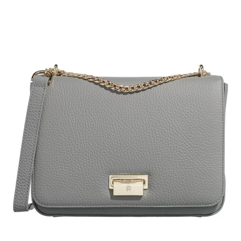 Aigner Umhängetasche - Lucy Crossbody Bag - Gr. unisize - in Grau - für Damen von aigner