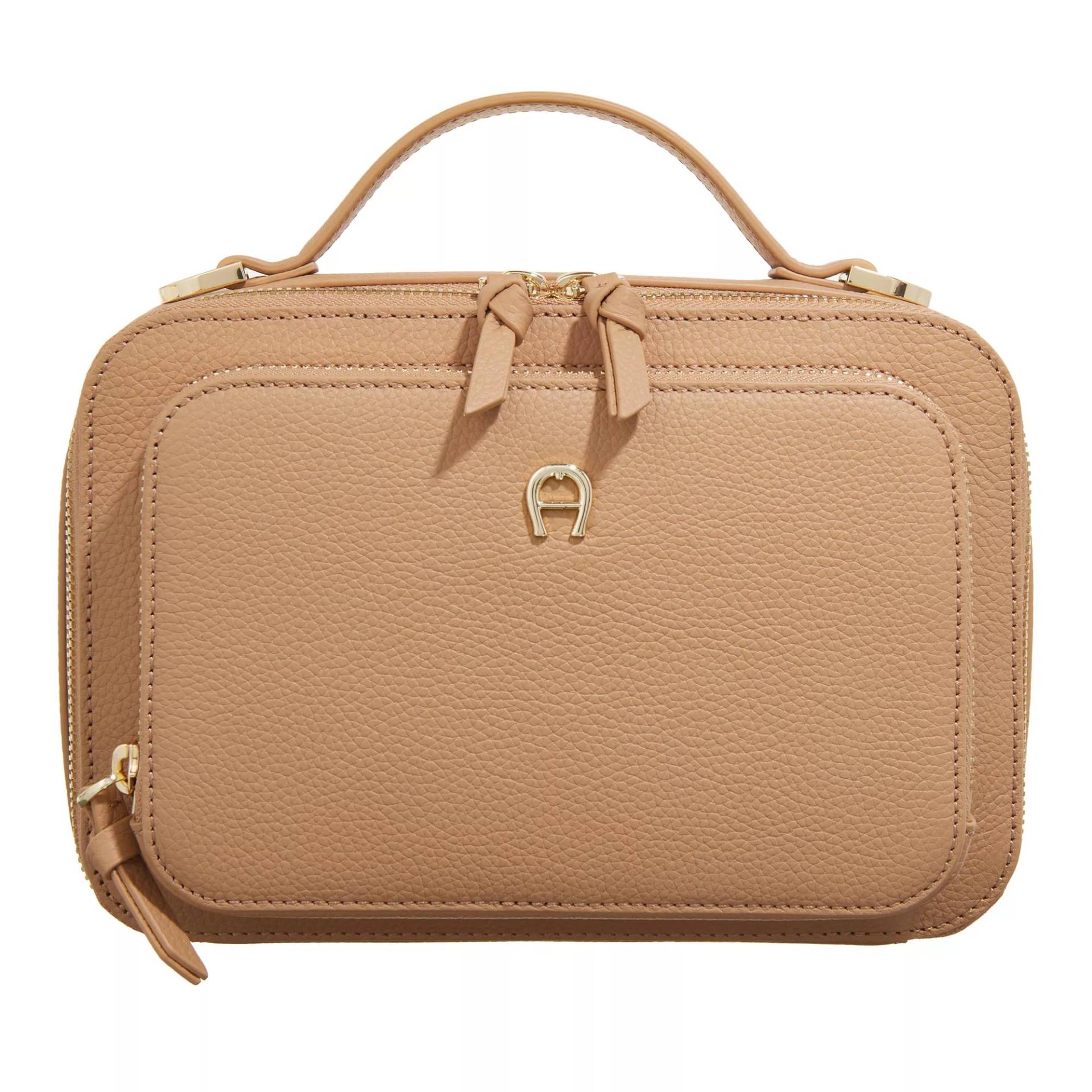 Aigner Schultertasche - Zita - Gr. unisize - in Beige - für Damen von aigner