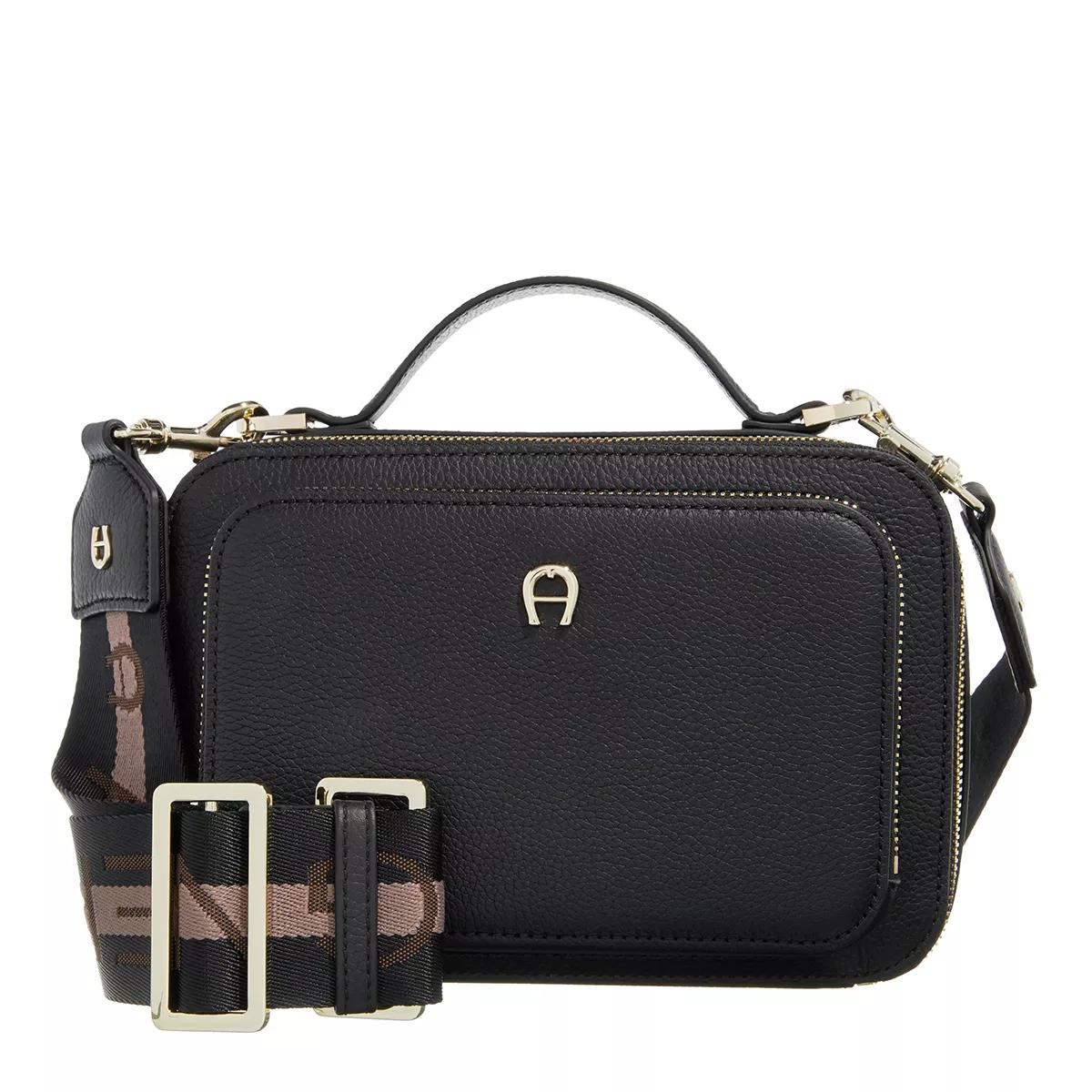 Aigner Schultertasche - Zita - Gr. unisize - in Schwarz - für Damen von aigner