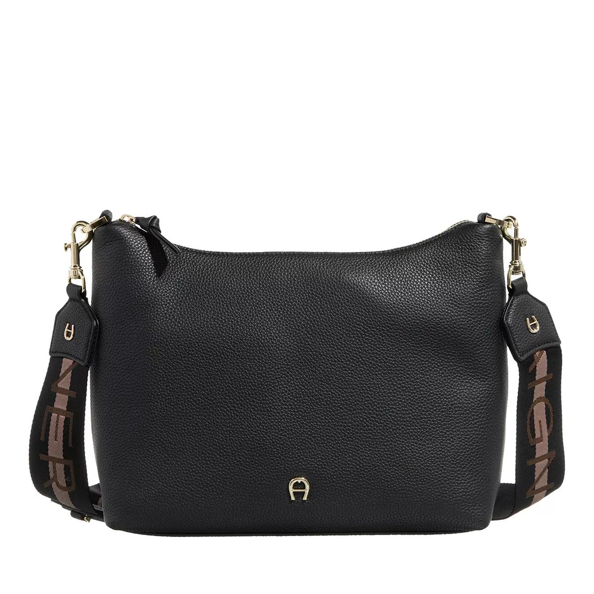 Aigner Schultertasche - Zita - Gr. unisize - in Schwarz - für Damen von aigner