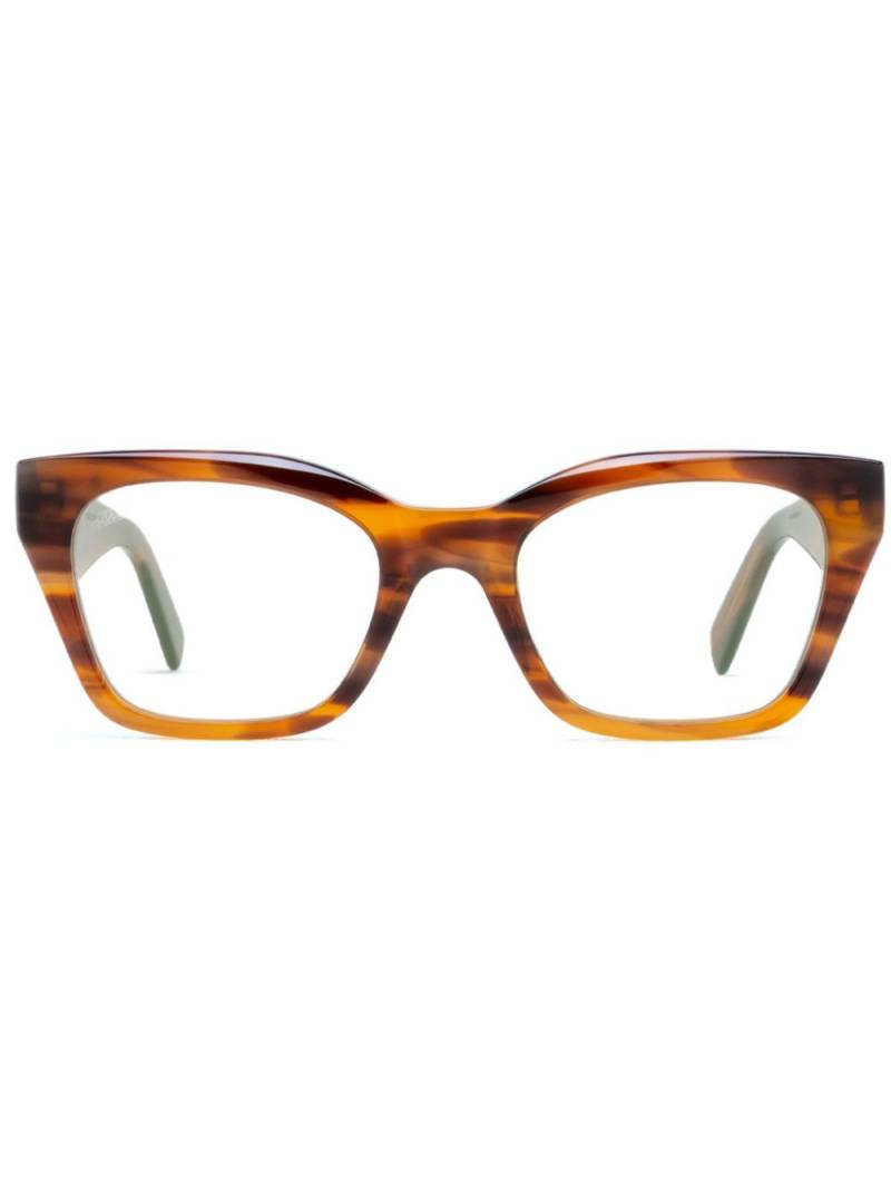 akila square-frame glasses - Brown von akila