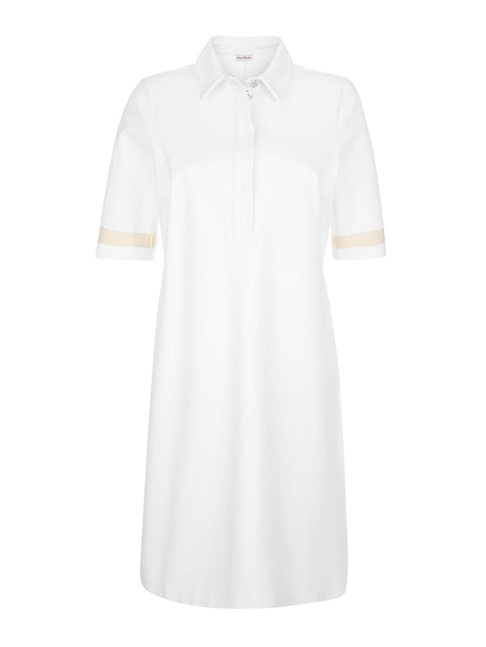 Jerseykleid in sportivem Look Alba Moda Off-white von alba moda