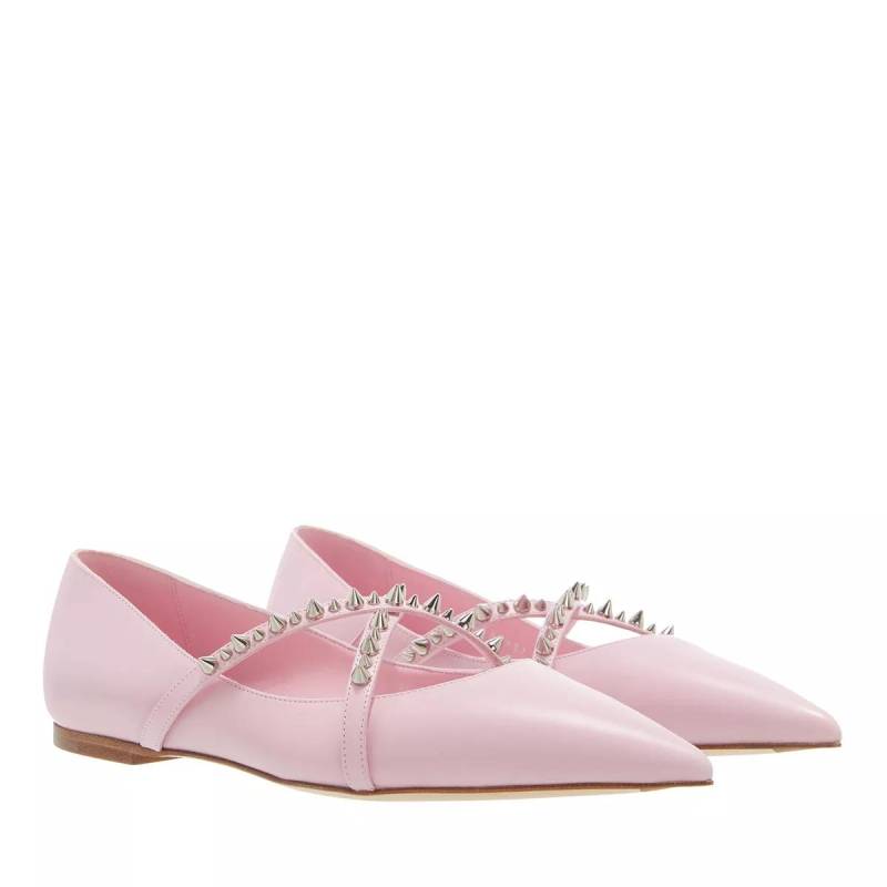 Alexander McQueen Loafers & Ballerinas - Pointed Ballerinas Leather - Gr. 39 (EU) - in Rosa - für Damen von alexander mcqueen