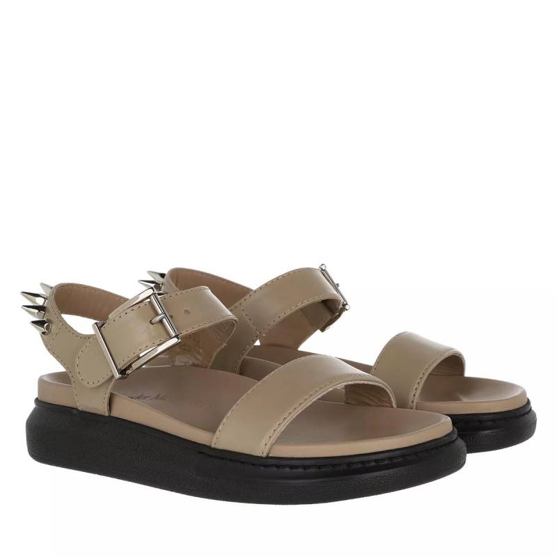 Alexander McQueen Sandalen - Stud Sandals Leather - Gr. 39 (EU) - in Beige - für Damen von alexander mcqueen