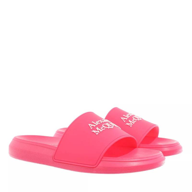 Alexander McQueen Slipper & Pantoletten - Pool Slides - Gr. 36,5 (EU) - in Rosa - für Damen von alexander mcqueen