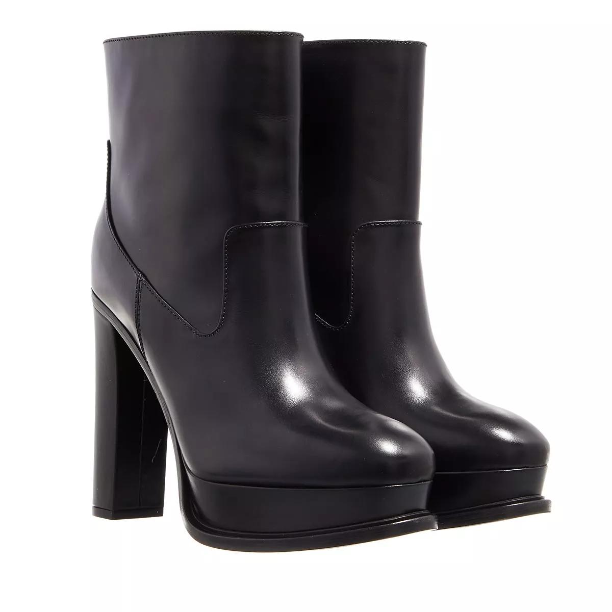 Alexander McQueen Stiefel & Boots - Leather Heeled Boot - Gr. 39 (EU) - in Schwarz - für Damen von alexander mcqueen