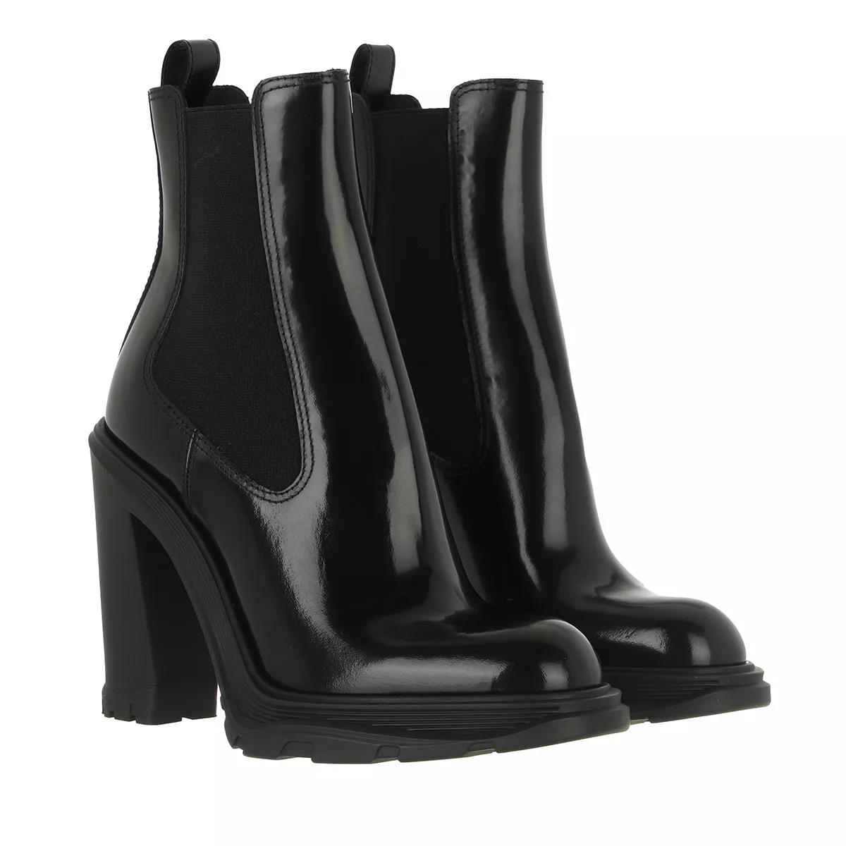 Alexander McQueen Stiefel & Boots - Tread Heeled Chelsea Boot - Gr. 40 (EU) - in Schwarz - für Damen von alexander mcqueen