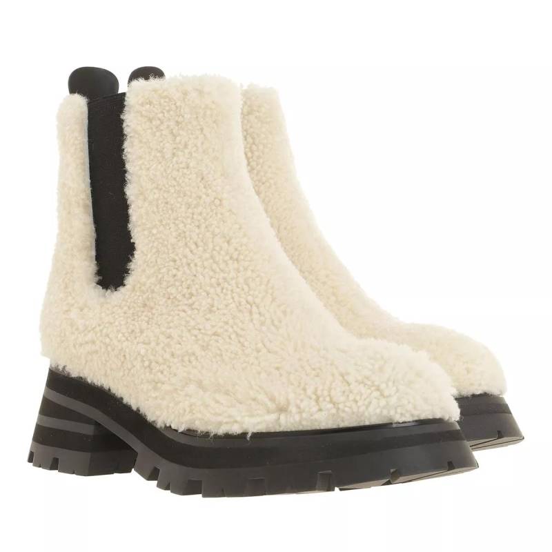 Alexander McQueen Stiefel & Boots - Teddy Boots - Gr. 37 (EU) - in Creme - für Damen von alexander mcqueen