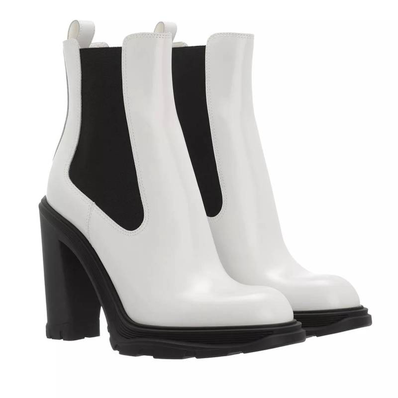 Alexander McQueen Stiefel & Boots - Tread Heeled Chelsea Boot - Gr. 39 (EU) - in Weiß - für Damen von alexander mcqueen