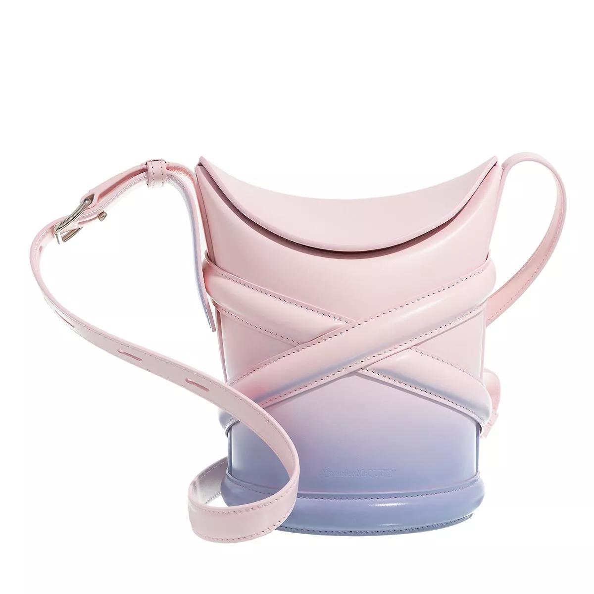 Alexander McQueen Umhängetasche - The Small Curve Bucket Bag - Gr. unisize - in Rosa - für Damen von alexander mcqueen