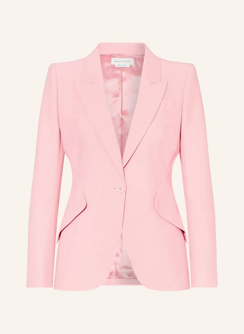 Alexander Mcqueen Blazer Peak rosa von alexander mcqueen