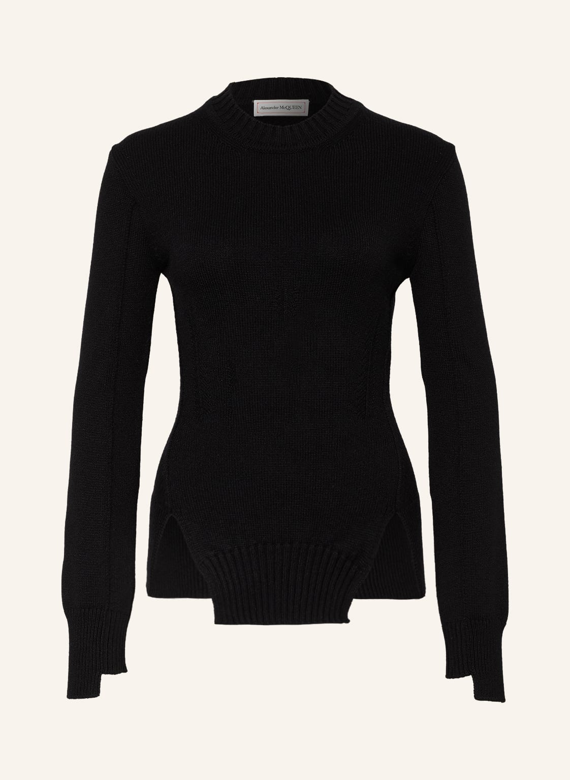 Alexander Mcqueen Cashmere-Pullover schwarz von alexander mcqueen