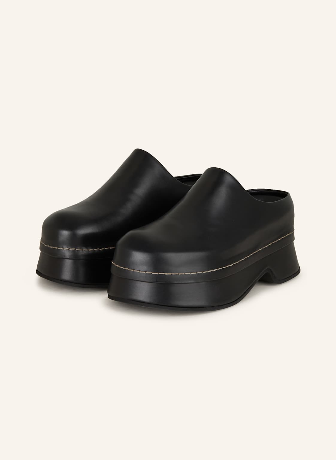 Alexander Mcqueen Clogs Whaby schwarz von alexander mcqueen