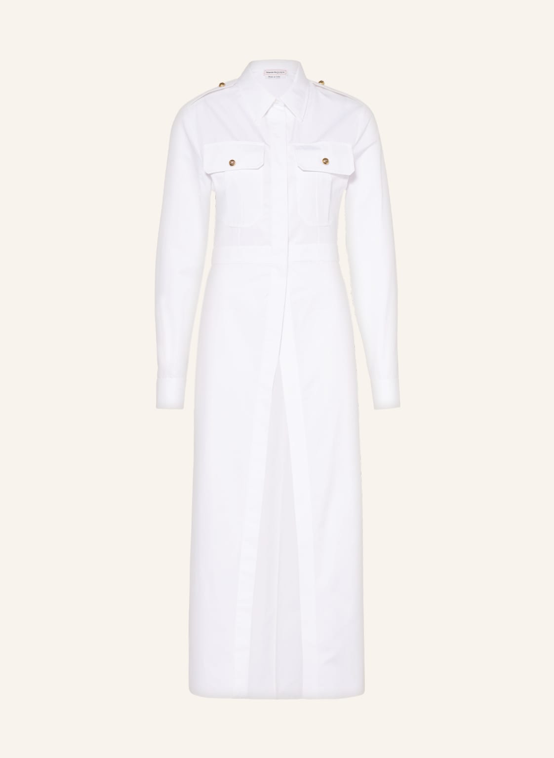 Alexander Mcqueen Hemdbluse weiss Alexander Mcqueen Hemdbluse weiss von alexander mcqueen