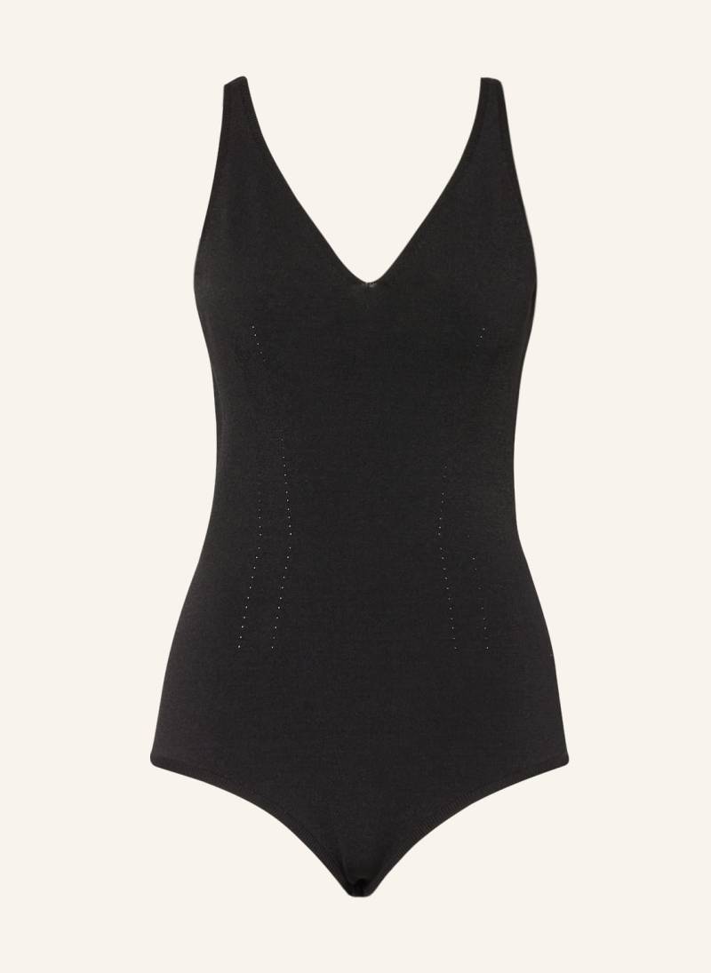 Alexander Mcqueen Strickbody schwarz von alexander mcqueen