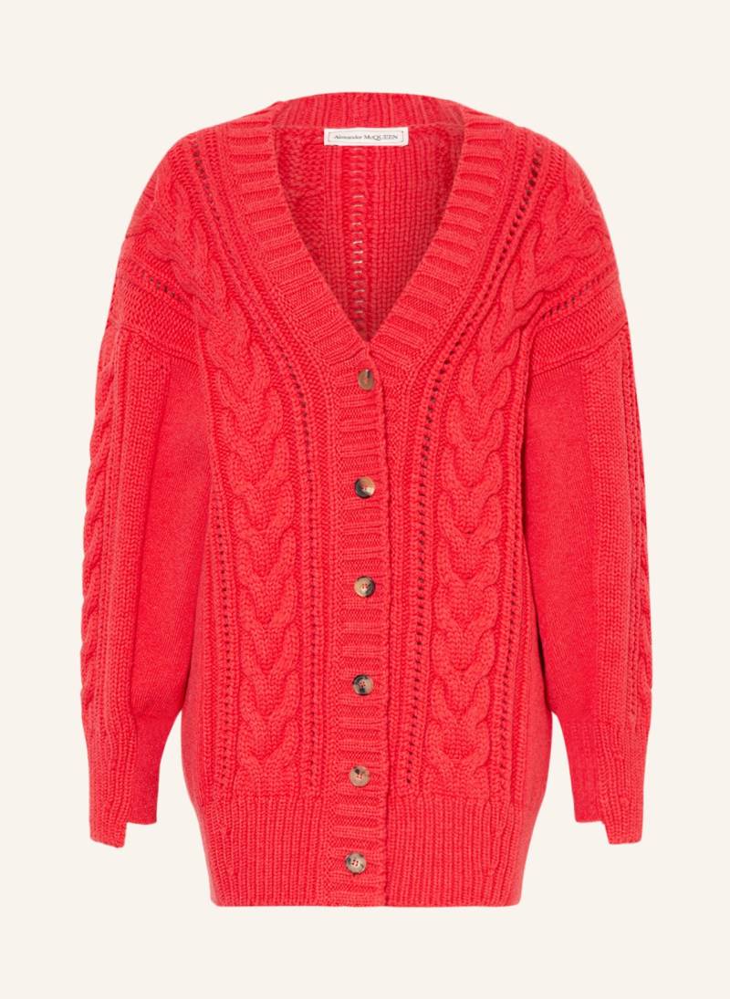 Alexander Mcqueen Strickjacke rot von alexander mcqueen