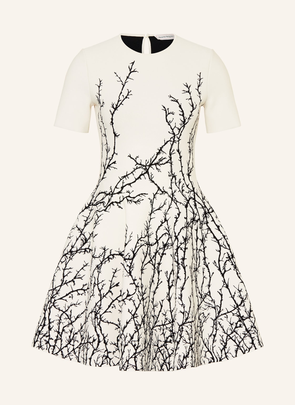 Alexander Mcqueen Strickkleid weiss von alexander mcqueen