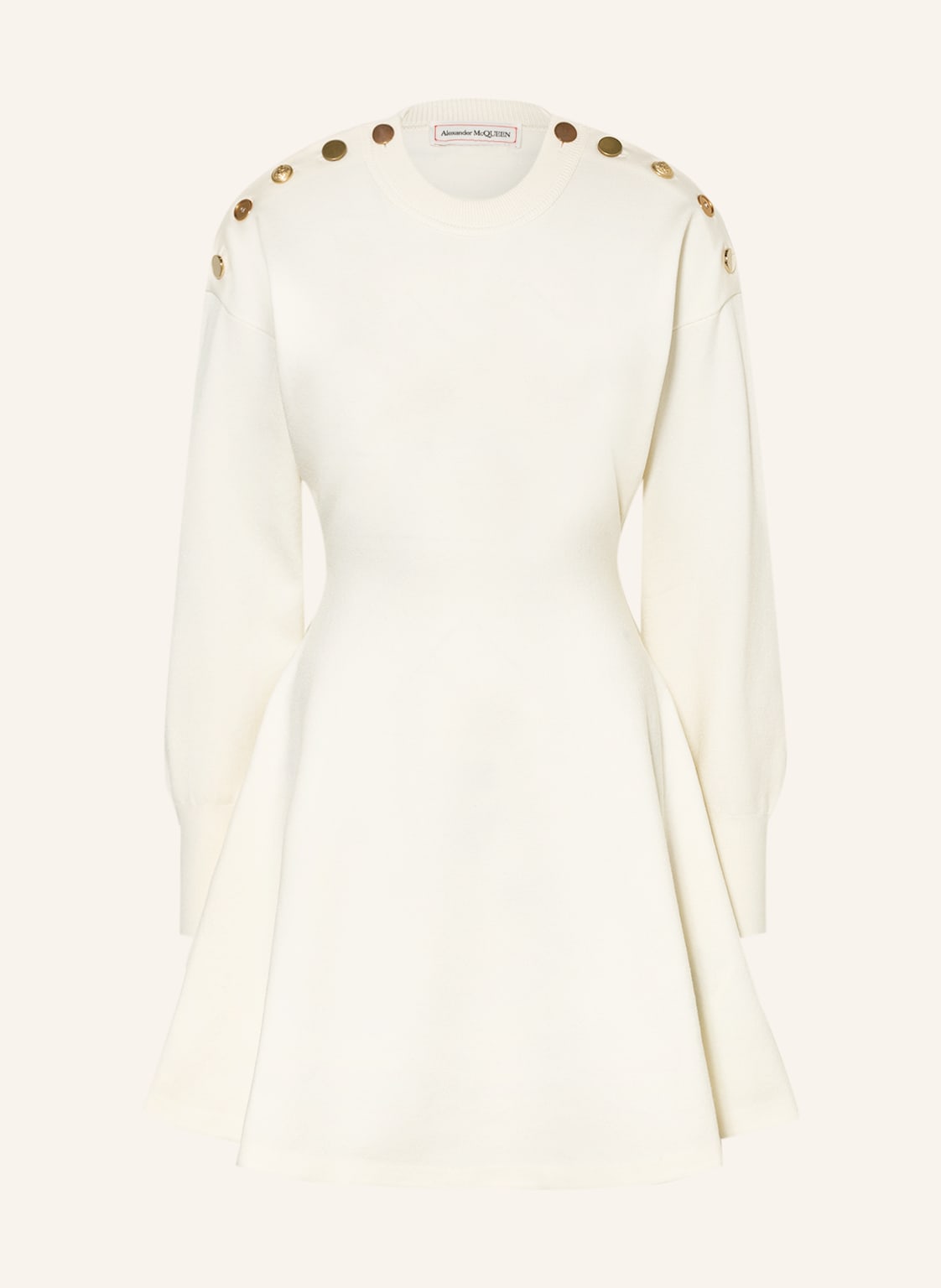 Alexander Mcqueen Strickkleid beige Alexander Mcqueen Strickkleid beige von alexander mcqueen