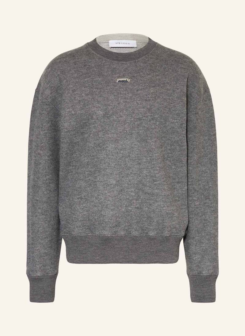 Alexander Mcqueen Sweatshirt grau von alexander mcqueen