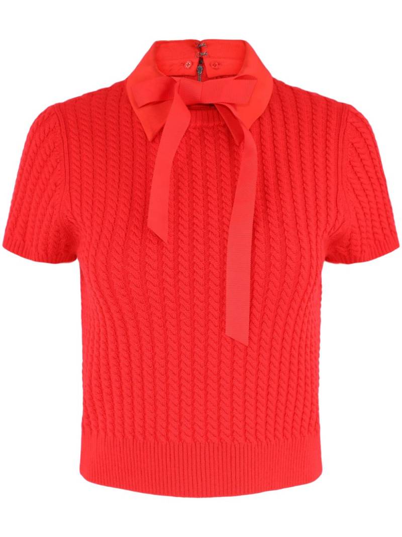 alice + olivia Abbott T-shirt - Red von alice + olivia