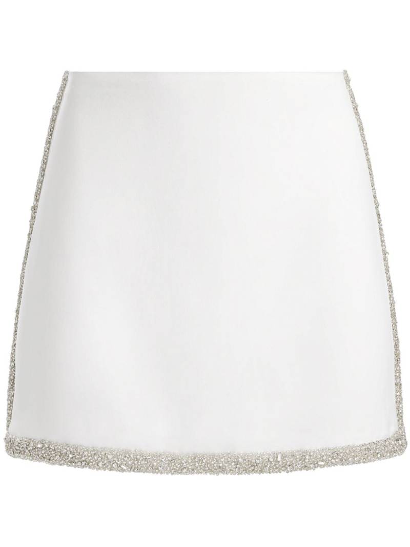 alice + olivia Aline mini skirt - White von alice + olivia